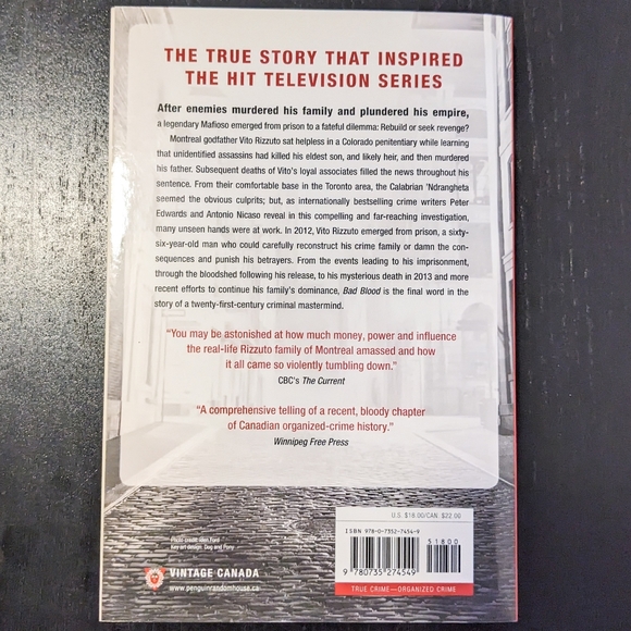 Bad Blood The End of Honour by Peter Edwards & Antonio Nicaso - Picture 2 of 4